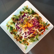 Kitchen Sink Salad with 15 types of veggies!